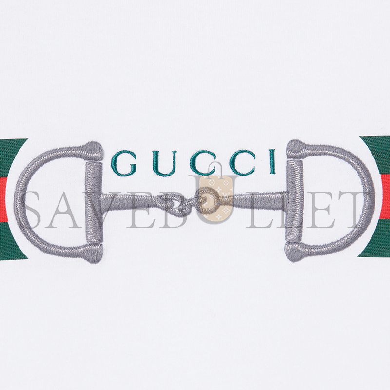 GUCCI COTTON JERSEY T-SHIRT WITH EMBROIDERY 855021 GUCCI COTTON JERSEY T-SHIRT WITH EMBROIDERY 855021